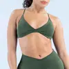 Sutiã Esportivo à Prova de Choque de Alta Intensidade, Sutiã Esportivo Fitness Yoga Tudo-em-Um, Top Colete Fitness Yoga com Decote Halter