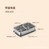 Nueva Caja de Condimentos de Acero Inoxidable de Estilo Japonés de Cuatro Sabores y Seis Sabores Caja de Condimentos para Cocina Comercial con Tapa Caja de Sabores de Acero Inoxidable 304
