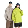 Cortavientos de moda de venta en vivo para hombres y mujeres chaqueta de una sola capa abrigo ropa de montaña para exteriores ropa de trabajo cortavientos serie montaña multibolsillo