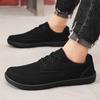 Sapatos Casuais Masculinos de Nova Grandeza Transfronteiriça com Palma Larga Outono e Inverno Sapatos Masculinos de Couro Bico Largo Sapatos Barefoot Prontos para Venda