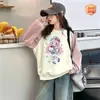 Sudadera para niña, ropa infantil con degradado para primavera y otoño, nuevo estilo 2026, top de manga larga a la moda para niñas