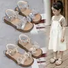 Zapatos para Niños 2026 Verano Estilo Coreano de Moda Pequeñas Sandalias Chanel Elegantes con Lazo Sandalias de Princesa para Niñas Zapatos de Playa