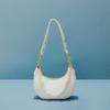 Bolso Diseño Nicho Bolso Sobaco Retro 2025 Primavera y Verano Nuevo Primavera Versátil Un Hombro Cruzado Media Luna Silla de Montar