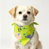 Bandana de Algodón Sarga para Perro Mascota Estilo de Atar Babero Infantil Bufanda para Cabeza de Bebé Empaquetado Individualmente