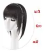 Peluca con flequillo y banda para el pelo con diamantes de imitación, reedición de una sola pieza, peluca femenina con cubierta para la cabeza, cabello blanco, pieza de cabello sin costuras
