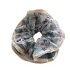 Goma para el pelo de encaje floral retro estilo francés, banda elástica estilo coreano, accesorio para moño 2025 Nuevo Modelo