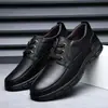 Zapatos para Hombre, Antideslizantes, Impermeables y a Prueba de Aceite, Zapatos de Cocina para Chef para el Trabajo, Zapatos Casuales de Cuero Resistentes al Desgaste, Zapatos de Trabajo para Hombre de Primavera y Otoño