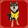 Bufanda de Año Nuevo para Gatos y Perros Transfronteriza, Bufanda Tejida Roja para el Festival de Primavera, Estilo Chino con Buen Significado Auspicioso, Hecha a Medida para Perros Grandes