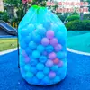 Bolsa de Almacenamiento para Pelotas de Playa Gran Capacidad Cesta de Almacenamiento para Pelotas Rebotantes Infantiles Bolsa de Malla Lavable Transpirable Bolsa Blanca