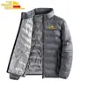 Comercio Exterior Grafeno Cálido Casual Ligero Hombres 80 Pluma de Pato Blanca Mediana Edad y Mayores Chaqueta con Relleno Adicional Venta Directa de Fábrica