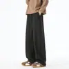 Pantalones Largos Holgados para Hombre, Nuevos Pantalones Deportivos Casuales Versátiles de Cintura Elástica para Otoño, Pantalones de Chándal Rectos de Pierna Ancha para Hombre