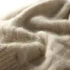 100% Cachemira Otoño/Invierno 2026 Nuevo Gorro de Punto para Mujer Casual Color Sólido Tejido de Trenzas Protección para los Oídos Cubre Cabeza Sombrero