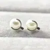 Pendiente de titanio ASTMF-136 de tres garras con bola de perla, cabeza de pendiente G23, aleación de titanio, cabeza de joya redonda, accesorios para piercing de labio, piercing de lengua
