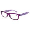 Nuevos lentes de lectura retro de plástico, lentes de moda sencillos con adornos para personas mayores, unisex 697 8136