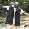 Chaleco Funcional de Trabajo al Aire Libre Estilo Montaña para Hombre, Chaleco Versátil sin Mangas, Chaqueta de Marca de Moda