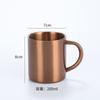 Acero Inoxidable sus304 Taza para Boca Infantil Taza de Agua para Jardín de Infancia Taza de Doble Pared Anti-quemaduras Taza con Tapa para Adultos Grabado