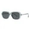 Gafas de Sol de Moda con Montura Grande, Estilo Lluvia Transfronteriza, Cuadradas, para Hombres y Mujeres, Esenciales de Aspecto Natural, Gafas de Sol para Sombrear al Aire Libre
