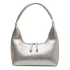Bolso de Axila Plateado en Forma de Media Luna para Mujer 2023 Nuevo Verano de Gama Alta Nicho Original Versátil Bolso de Hombro Francés