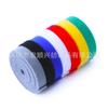 Correa de velcro de fábrica para cables de sujeción de doble cara, arnés de cerdas de fibra, brida de cable de nailon ultradelgada de doble cara