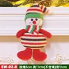 Decorações de Natal transfronteiriças pequeno pingente pingente de árvore de Natal para idosos boneco de neve alce decoração de janela atacado