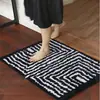 Alfombrilla de baño flocado antideslizante, alfombrilla de suelo de baño absorbente de agua, felpudo de entrada, alfombra para mesita de noche de dormitorio en casa