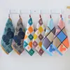 Toalla Cuadrada de Algodón Puro, Toalla para Niños, Toalla para Bebés sin Pelo, Toalla de Algodón Absorbente Linda de Dibujos Animados para Jardín de Infancia