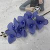 Flores de Orquídea Mariposa Artificiales de 7 Cabezas Impresas en 3D para Decoración de Boda, Decoración de Mesa de Comedor para el Hogar, Flores de Seda de Exportación