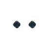 Brincos de Losango Geométrico Design de Nicho Brincos Exquisitos Moda Simples Brincos Azuis Temperamento Joias Versáteis Atacado