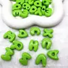 Accesorios de Cuentas con Letras de Agujero Grande Versión Q de Acrílico para Bolsos Hechos a Mano DIY Cadena para Teléfono Llavero Materiales Cuentas Sueltas