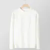 Tejido de punto de cuello alto y medio para hombre, Ropa exterior de otoño e invierno, Tops cálidos para hombre y mujer, Tejido de punto casual de manga larga para usar como base