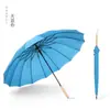 Guarda-chuva de golfe longo e reto com logotipo personalizado, guarda-chuva publicitário para presente, feito sob medida para negócios e hotel, com estampas de feriado e texto impresso