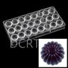 Molde de Chocolate de Plástico Duro PS Molde de Cubitos de Hielo Rosa Herramientas para Hornear Gelatina 3D Disponibles en Varios Estilos