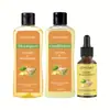 Set de Cuidado del Cabello de Comercio Exterior Transfronterizo, Champú, Acondicionador, Aceite Esencial para Mejorar el Cabello, Todo en Inglés