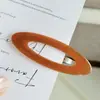 Fábrica Fuente Clip BB Oval Hueco de Acetato Pinza para el Cabello de Temperamento Etiqueta Dorada Pinza para el Cabello de las Patillas En Stock Lote Mixto Personalizable