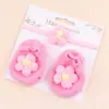 Diadema para bebé Calcetines Antideslizantes conjunto 0-1 Año Flor de Lana Diadema de Nylon Calcetines para Niños Pequeños Accesorios para el Cabello de Bebé Tocado