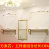 Estante de exhibición de ropa al por mayor del fabricante, perchero de pared, estante de pared para tienda de ropa de mujer, combinación de estantes para colgar ropa