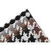 Tela Simple de Sofá Pied de Poule, Funda de Cojín de Lino Engrosado en Forma de Diamante, Cojín Decorativo, Cojín de Sofá, Tela Decorativa Hecha a Mano