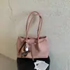 Bolsa Casual de Moda Versátil de Grande Capacidade Estilo Verão 2026 Transfronteiriça Bolsa Tote Simples de Ombro e Axila