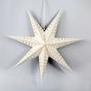 Estrela de Papel Minimalista Moderna Escandinava Estrela de Sete Pontas Lustre Luminária de Mesa Decoração de Estrela Luz Noturna Janela Festa de Casamento
