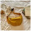 Bolsa de Tecido Casual Leve Versátil Nicho para Mulheres 2026 Nova Bolsa Transversal para o Dia a Dia Bolsa de Ombro/Axila Casual Formato Dumpling