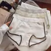 Calzoncillos tipo bóxer de algodón puro para niñas, estilo Academia Clase A, de cintura media para mujer con entrepierna extendida, Venta al por mayor