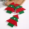 Árvore de Natal de feltro não tecido espessado, materiais de artesanato de Natal para crianças, árvore de feltro para decoração de festas e shoppings