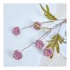 Mini Crisântemo de Outono Flor Artificial Decoração Suave Europeia Crisântemo de Ping Pong Flor Artificial Pequena Fresca Buquê de Mesa Atacado Varejo