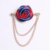 Moda Nuevo Estilo Coreano Broche Clásico para Hombres y Mujeres, Borla de Tela de Alta Gama Esquina Rosa Corsage al por Mayor