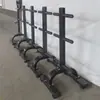 Estante para discos de barra de gimnasio al por mayor de fábrica equipo deportivo de fitness estante de almacenamiento de discos de barra para estudio de educación privada