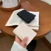 Cartera corta tejida de nuevo diseño de alta gama estilo coreano con patrón de diamantes para mujer, tarjetero con cremallera, llavero y clip para dinero - al por mayor