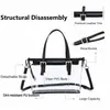 Bolso Jelly Transparente Impermeable de PVC Modelo Nuevo Transfronterizo, Moderno y Sencillo, Gran Capacidad, Bolso Cruzado de Hombro para Mujer