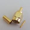 Suministro de Fabricantes Adaptador Coaxial de Alta Frecuencia Sma Macho Pin Macho Conector Chapado en Oro