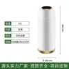 Bote de Basura Grande de Acero Inoxidable Comercial para Uso en Exteriores en Tiendas de Té de Leche, Centros Comerciales y Cafeterías, con un Creativo Diseño en Forma de Bala