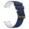 Correa Universal de 20/22 mm Adecuada para Huawei Gt5 Watch Samsung Watch6 Correa Deportiva de Silicona Bicolor Patrón de Fútbol